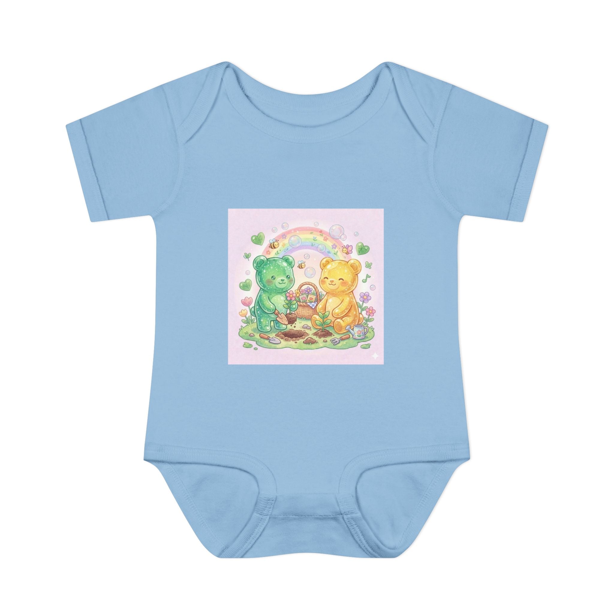 Copy of Infant Bodysuit — Oozy Gummy Bears Gardening Baby Onesie