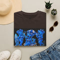 Retro Kawaii Blue Oozy Bear Pin Up Beach Babe- Adult Graphic Shirt (18+)