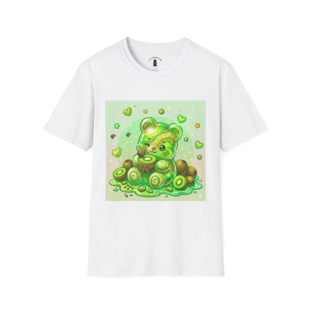 Kiwi Green Gooey Gummy Bear T-Shirt — Cute Graphic Tee