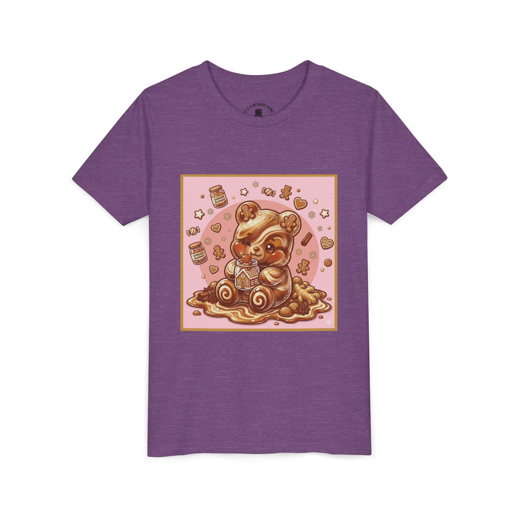 Gooey Gummy Bear Ginger Bread Graphic Youth T-Shirt