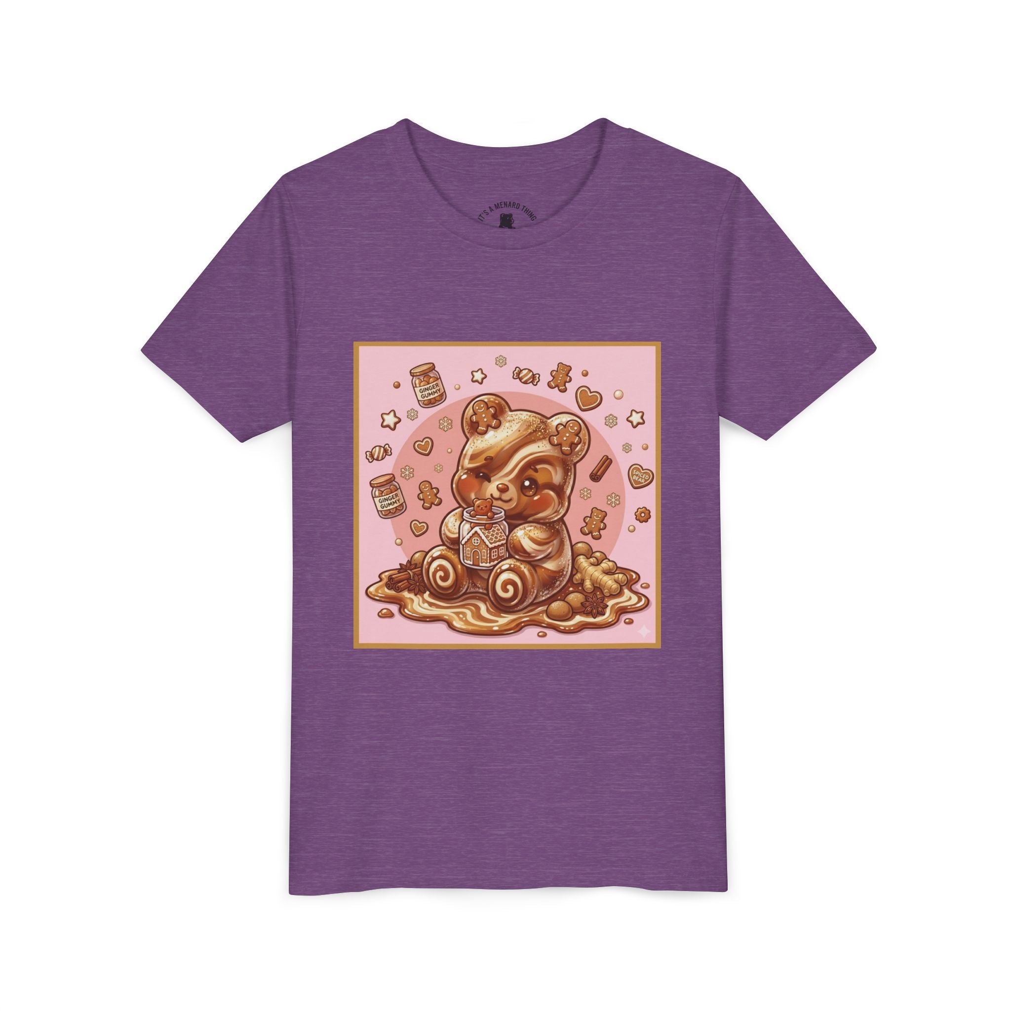 Gooey Gummy Bear Ginger Bread Graphic Youth T-Shirt