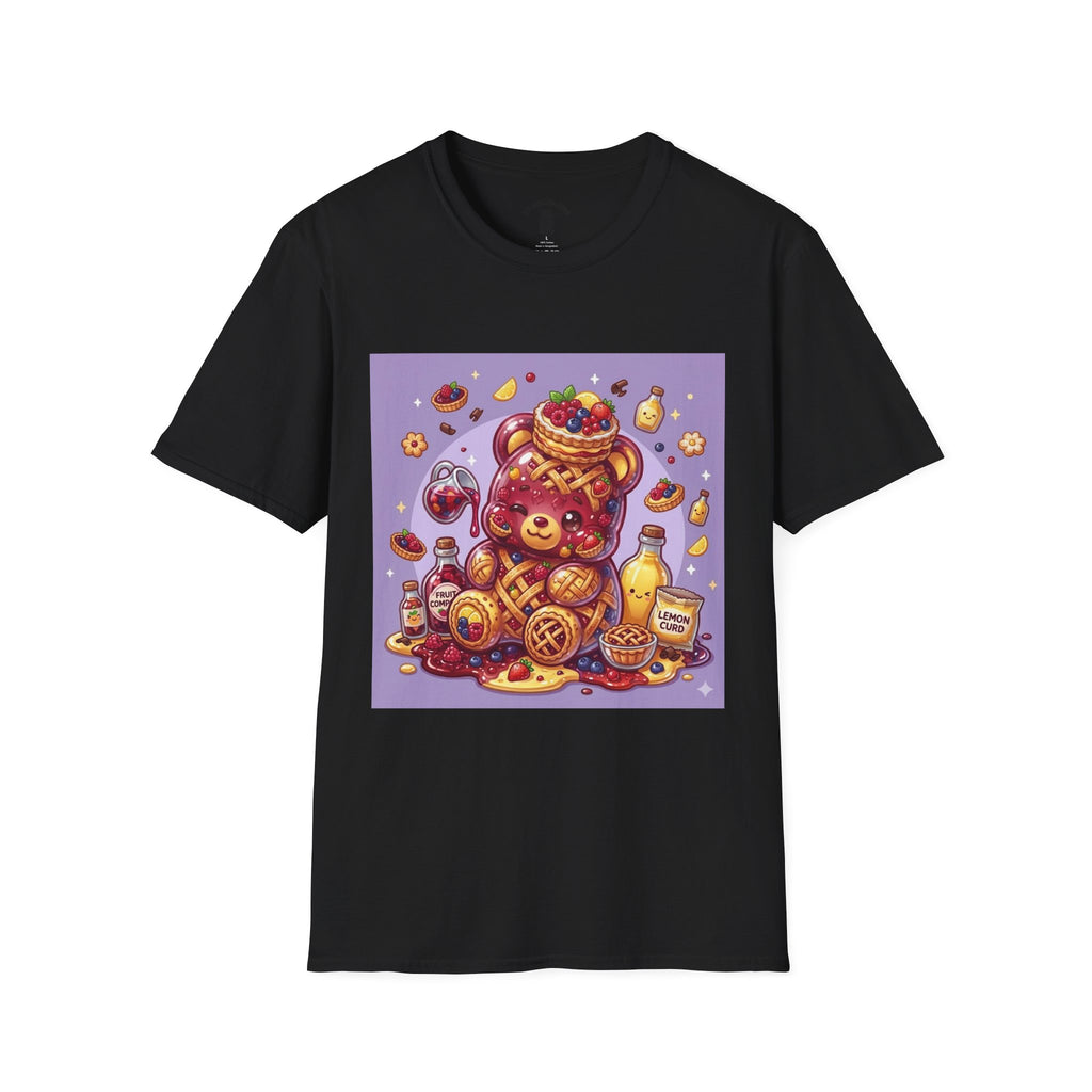 Mixed Berry Tart, Exotic Gooey Gummy Bear — Kawaii Graphic T-Shirt
