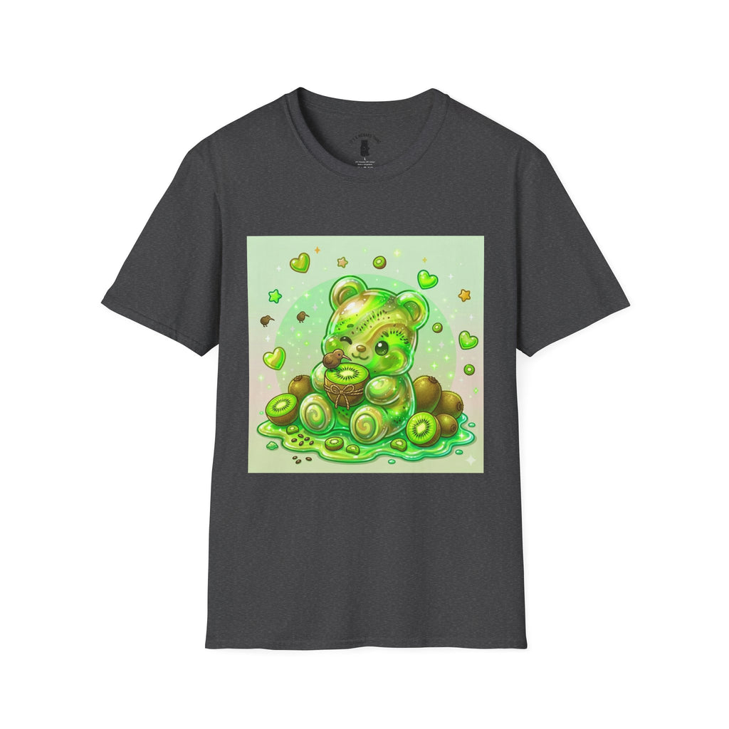 Kiwi Green Gooey Gummy Bear T-Shirt — Cute Graphic Tee