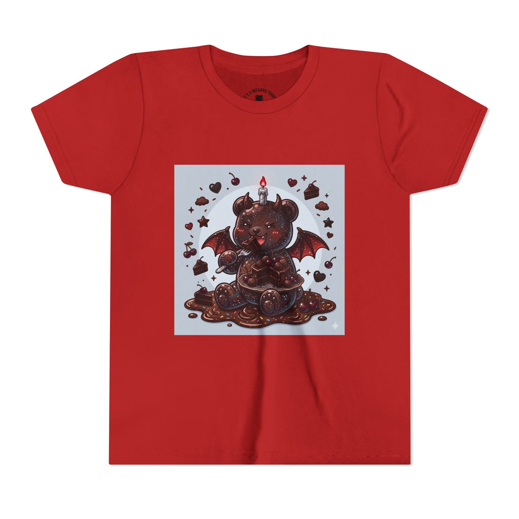 Devils Food Cake, Fudge Gooey Gummy Bear Youth Shirt