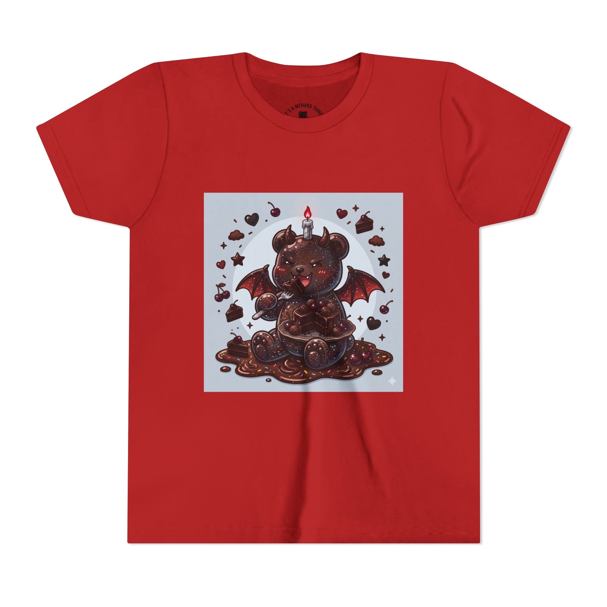Devils Food Cake, Fudge Gooey Gummy Bear Youth Shirt