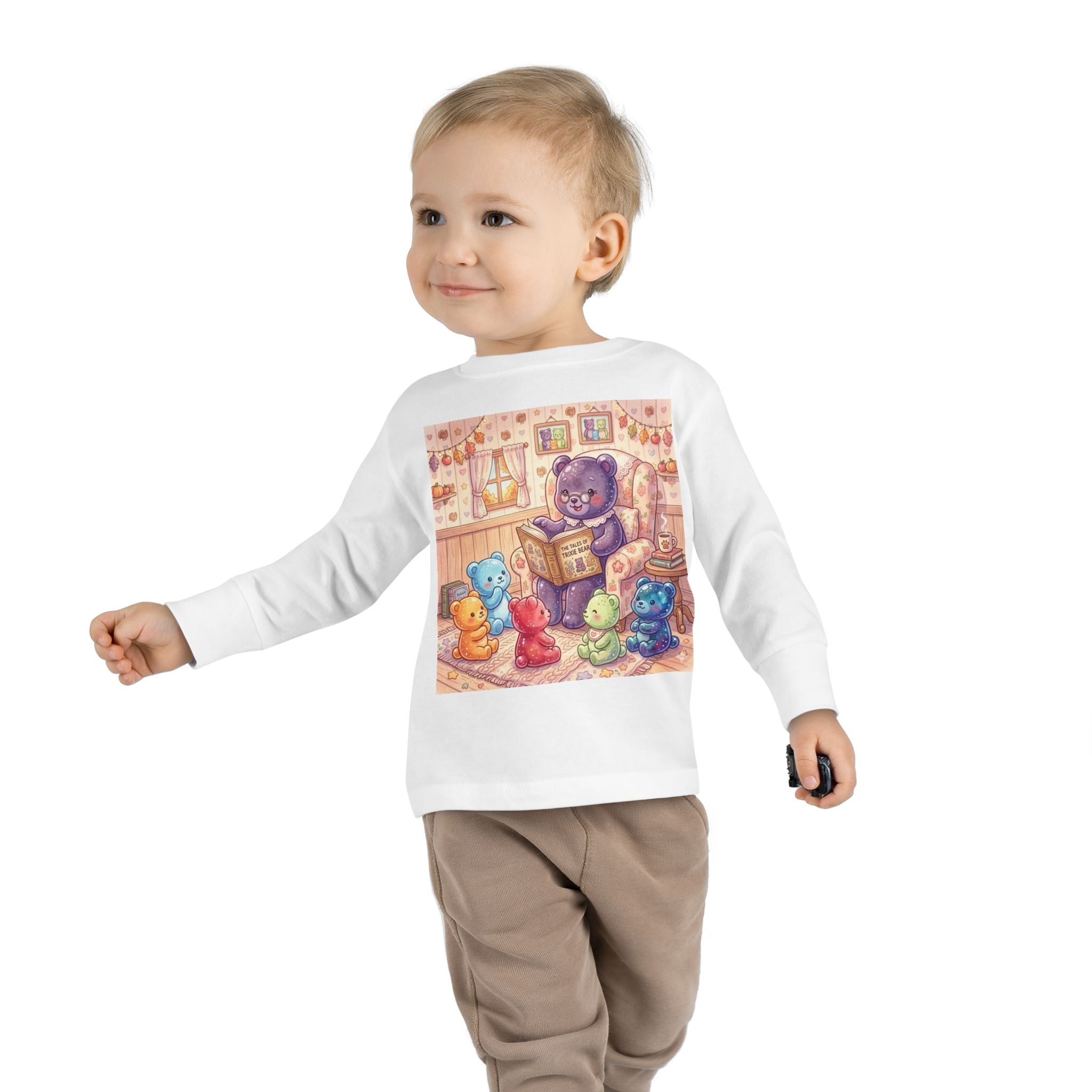 Nana Oozy Gummy Bear Story Time- Graphic Long Sleeve Shirt