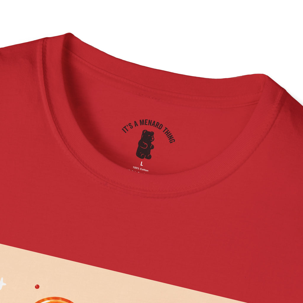 'Spicy Mood' Gooey Gummy Bear T-Shirt —Fiery Kawaii Graphic Tee