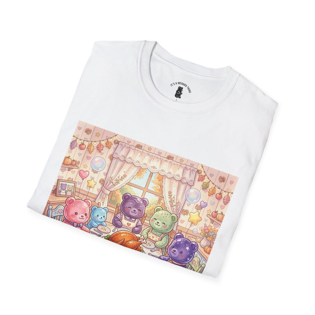 Thanksgiving with the Gummy family, Gooey Gummy Friends- Kawaii Graphic T-Shirt