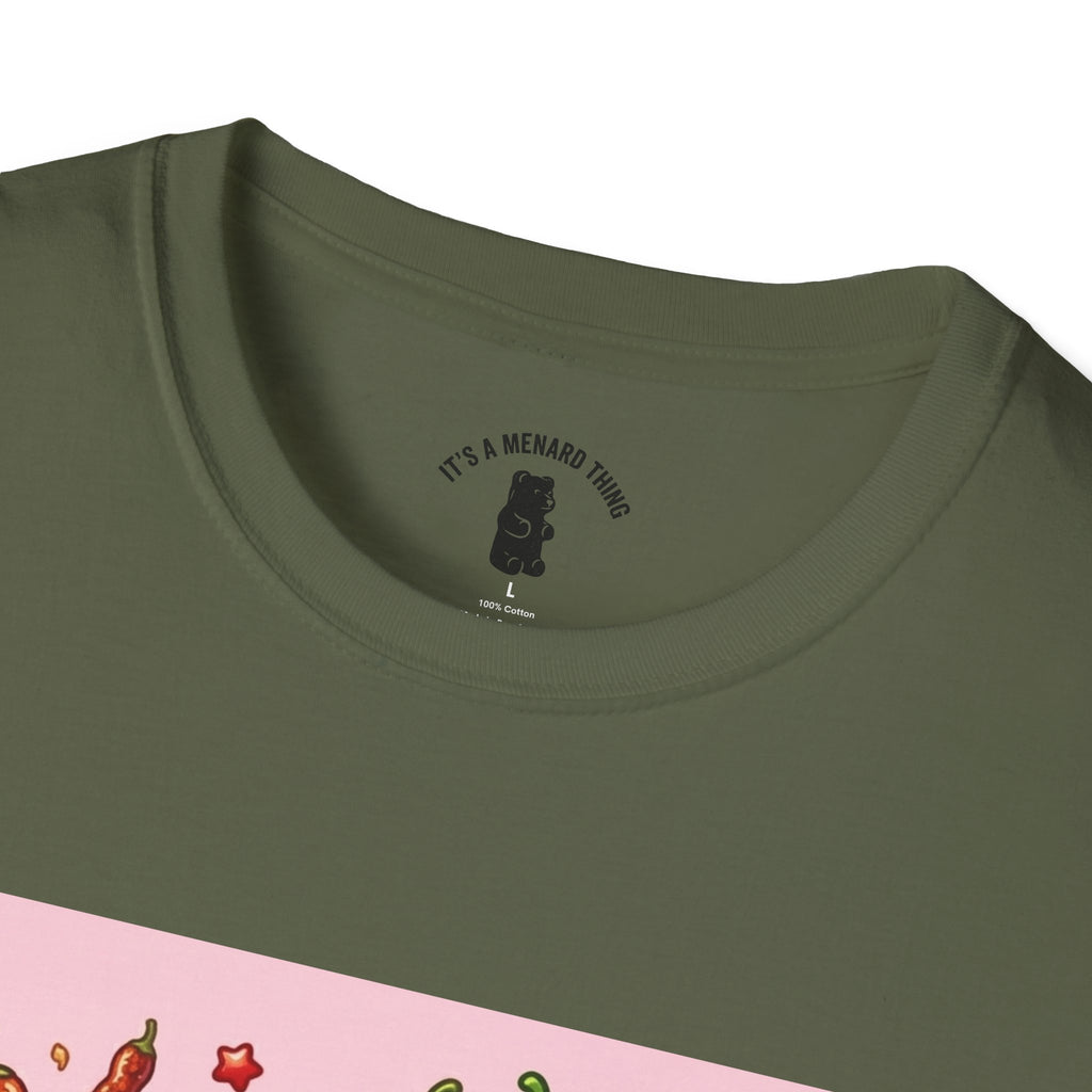 Adorable sweet Chili Lime, Exotic Gooey Gummy Bear— Kawaii Graphic T-Shirt