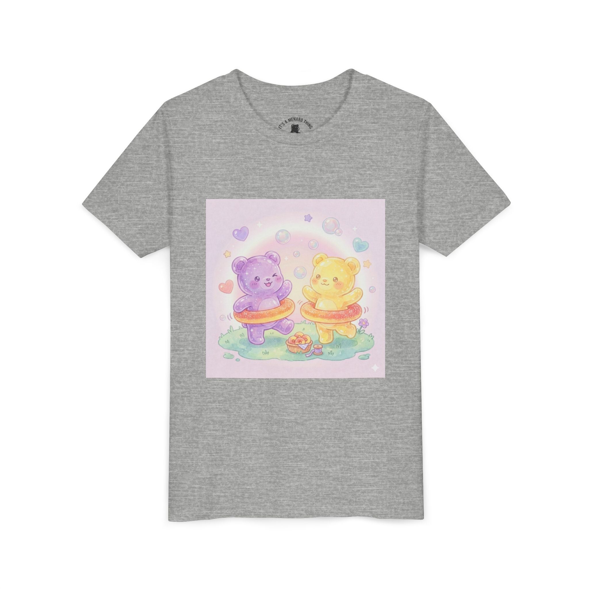Friendship Peach ring Hula-Hoop Gooey Gummies- Graphic Kids T-Shirt