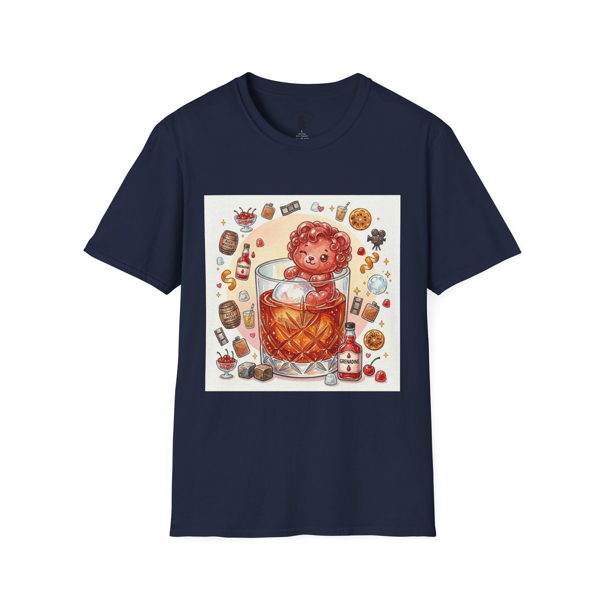 Shirley Temple Boozy Gooey Gummy Bear- Kawaii Graphic T-Shirt