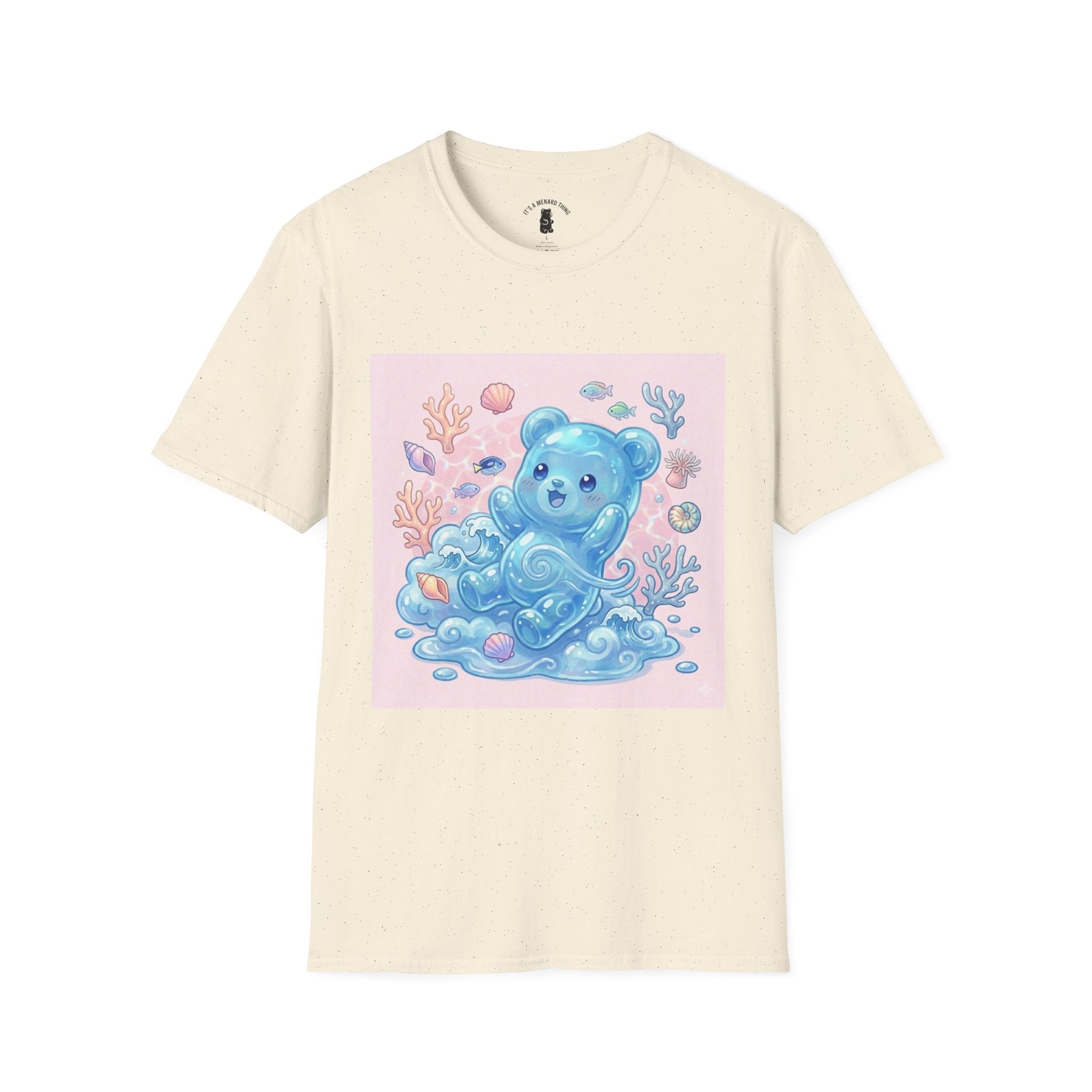 Elemental, Ocean Blue Water Gooey Gummy Bear — Kawaii Graphic Tee