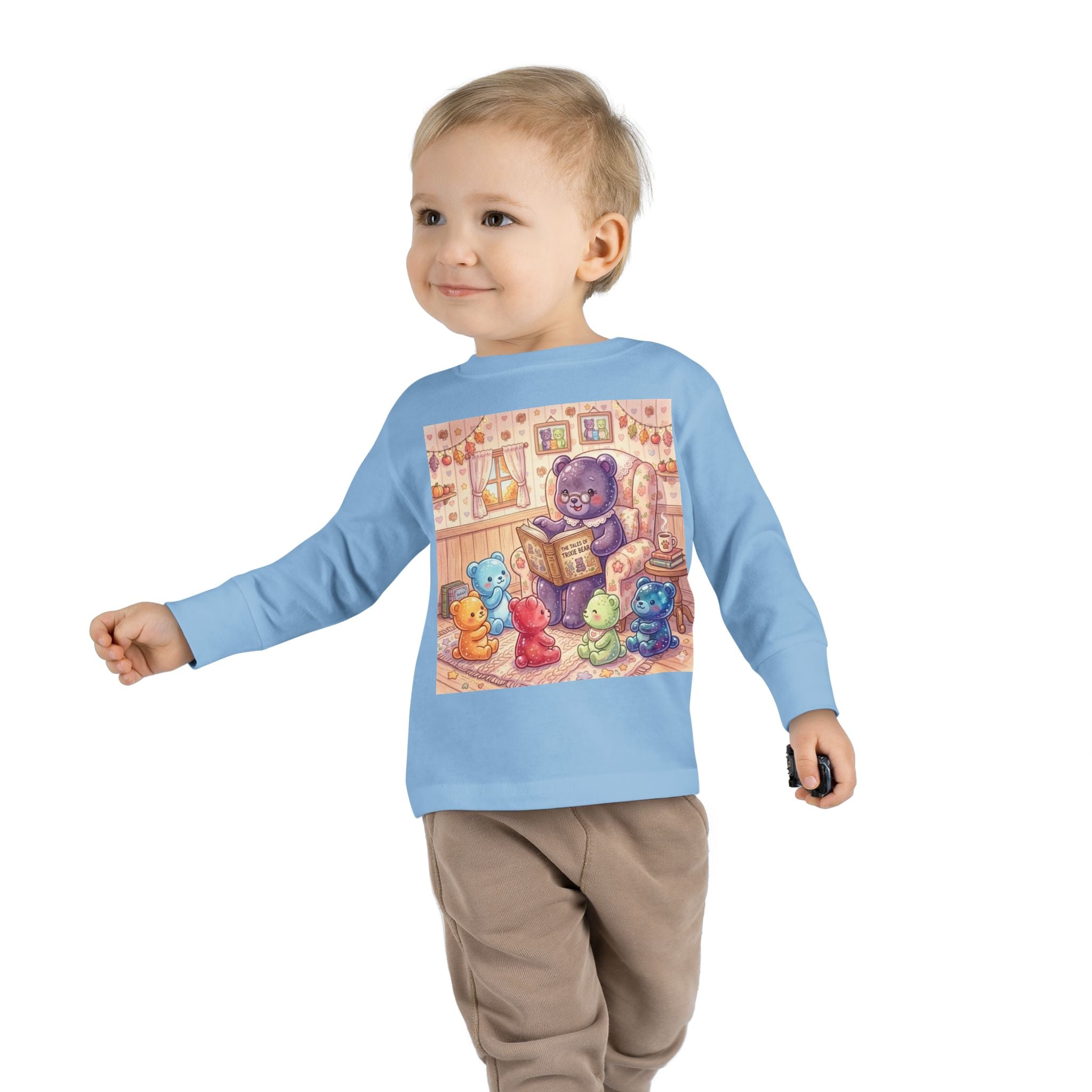 Nana Oozy Gummy Bear Story Time- Graphic Long Sleeve Shirt