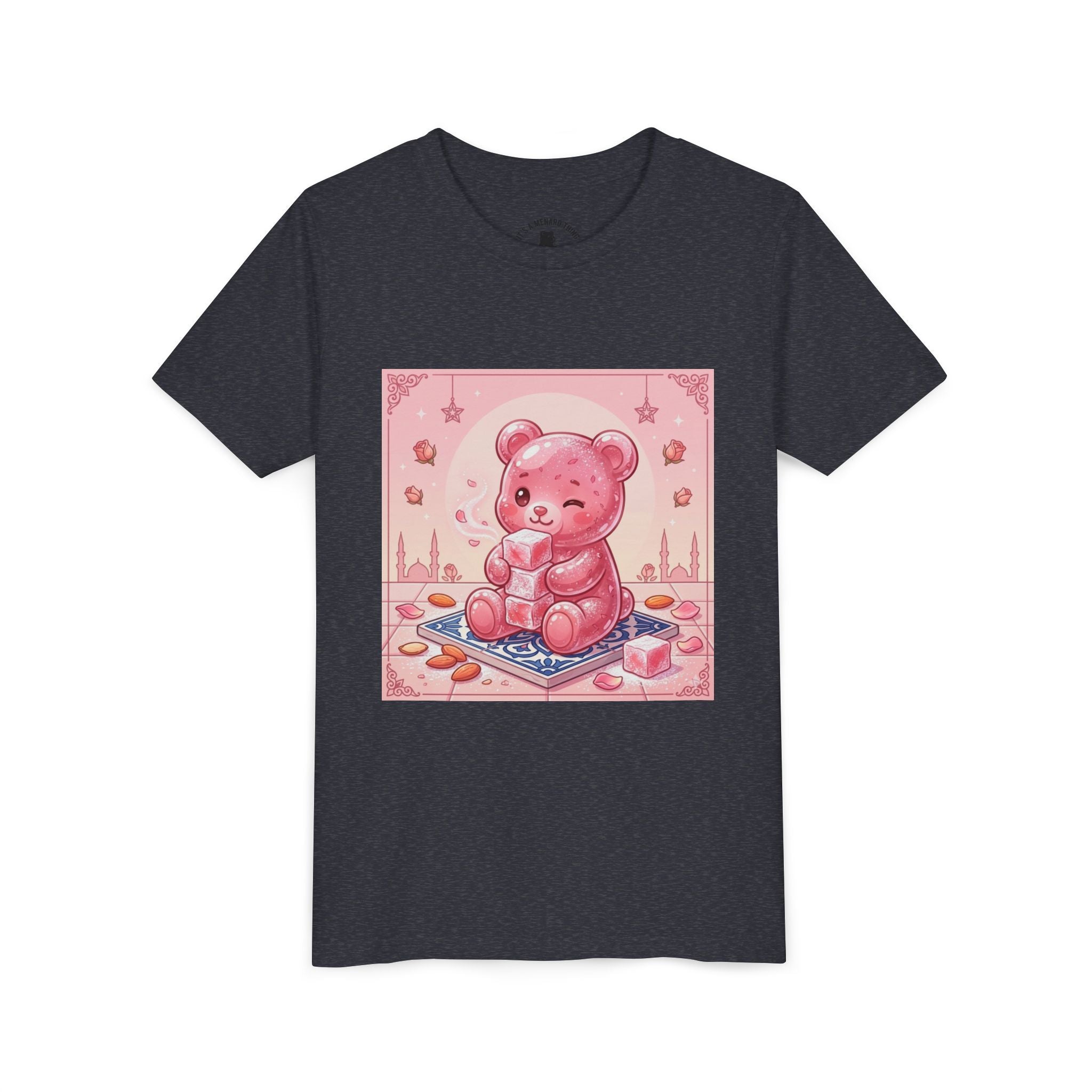 Turkish Delight Rose Water Gooey Gummy Bear- Illustration Youth T-Shirt