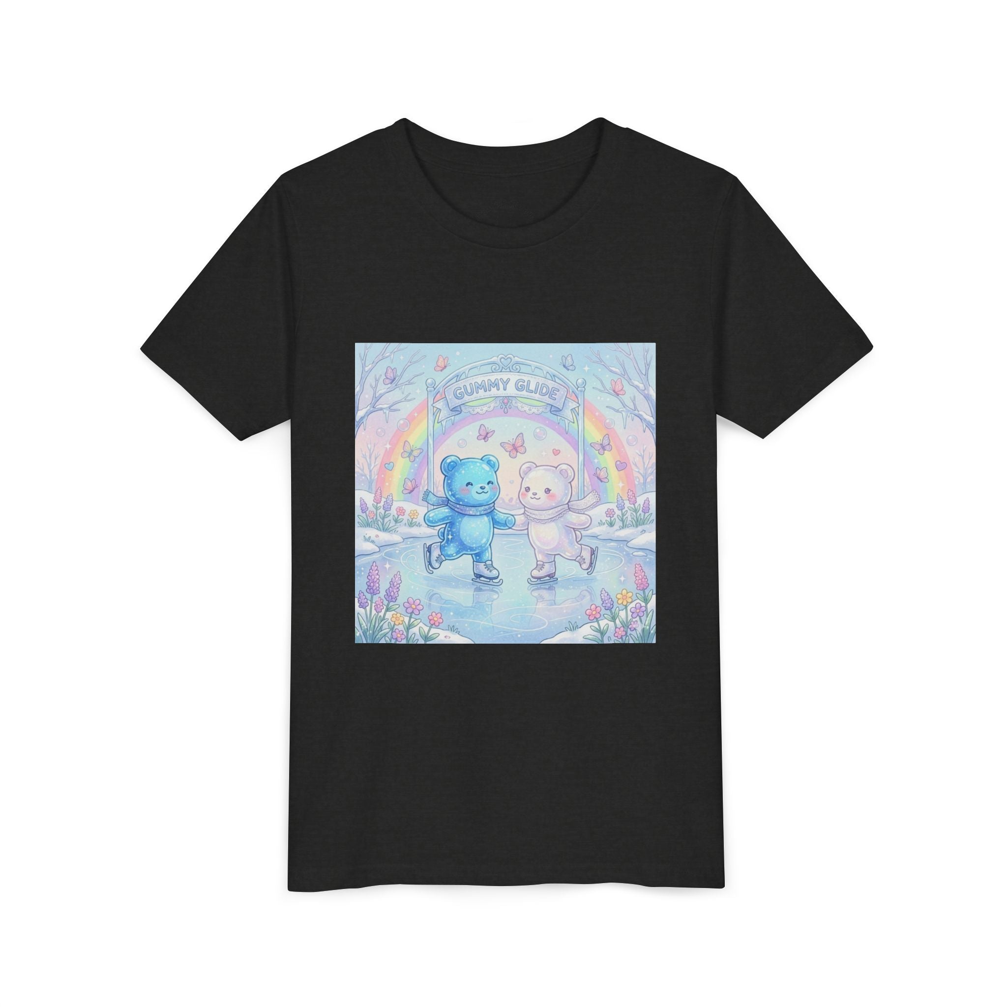 Ice Skating Gooey Gummy Bears- Youth T-Shirt