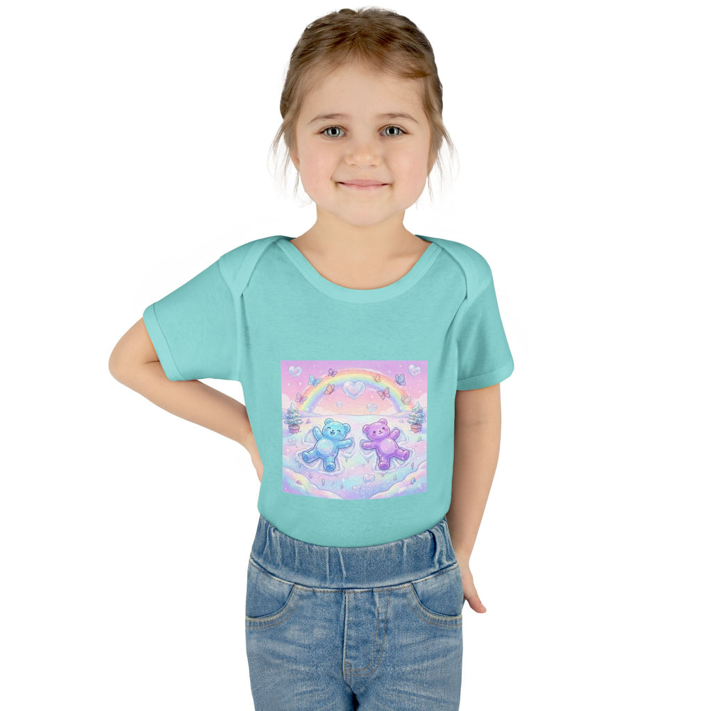 Twin Snow Angel Gooey Gummy Bears Infant Bodysuit — Cute Baby Onesie