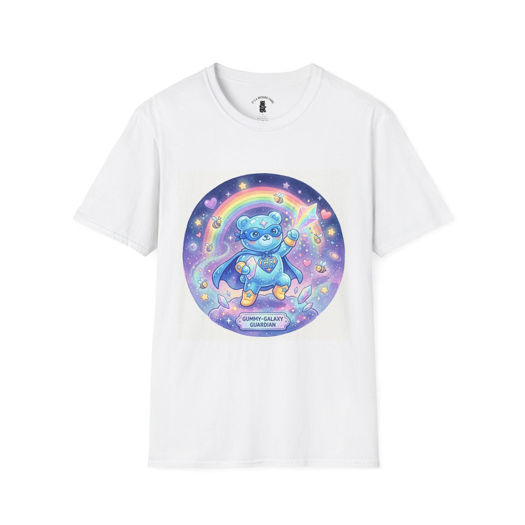 Mighty Super Crystal Gooey Gummy Bear- Kawaii Graphic T-Shirt