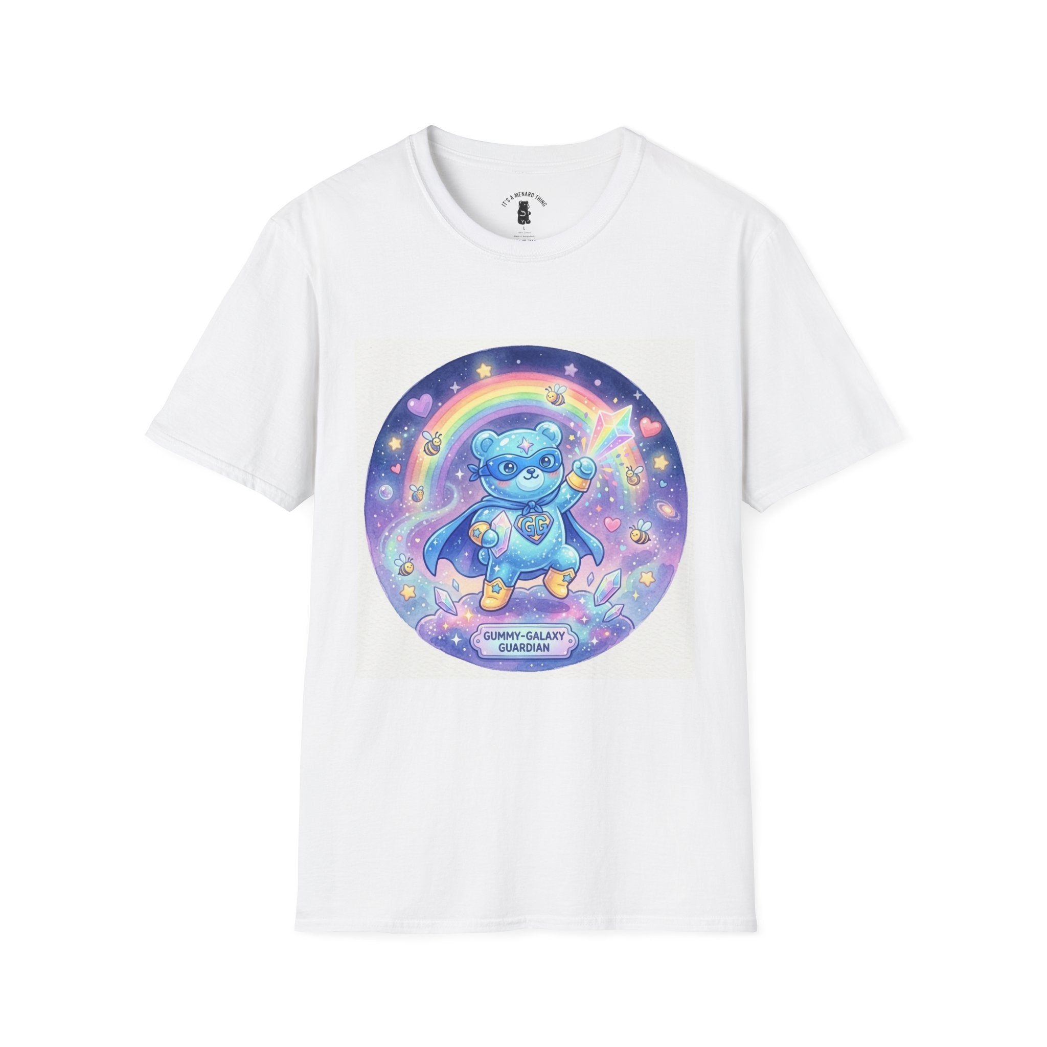 Mighty Super Crystal Gooey Gummy Bear- Kawaii Graphic T-Shirt