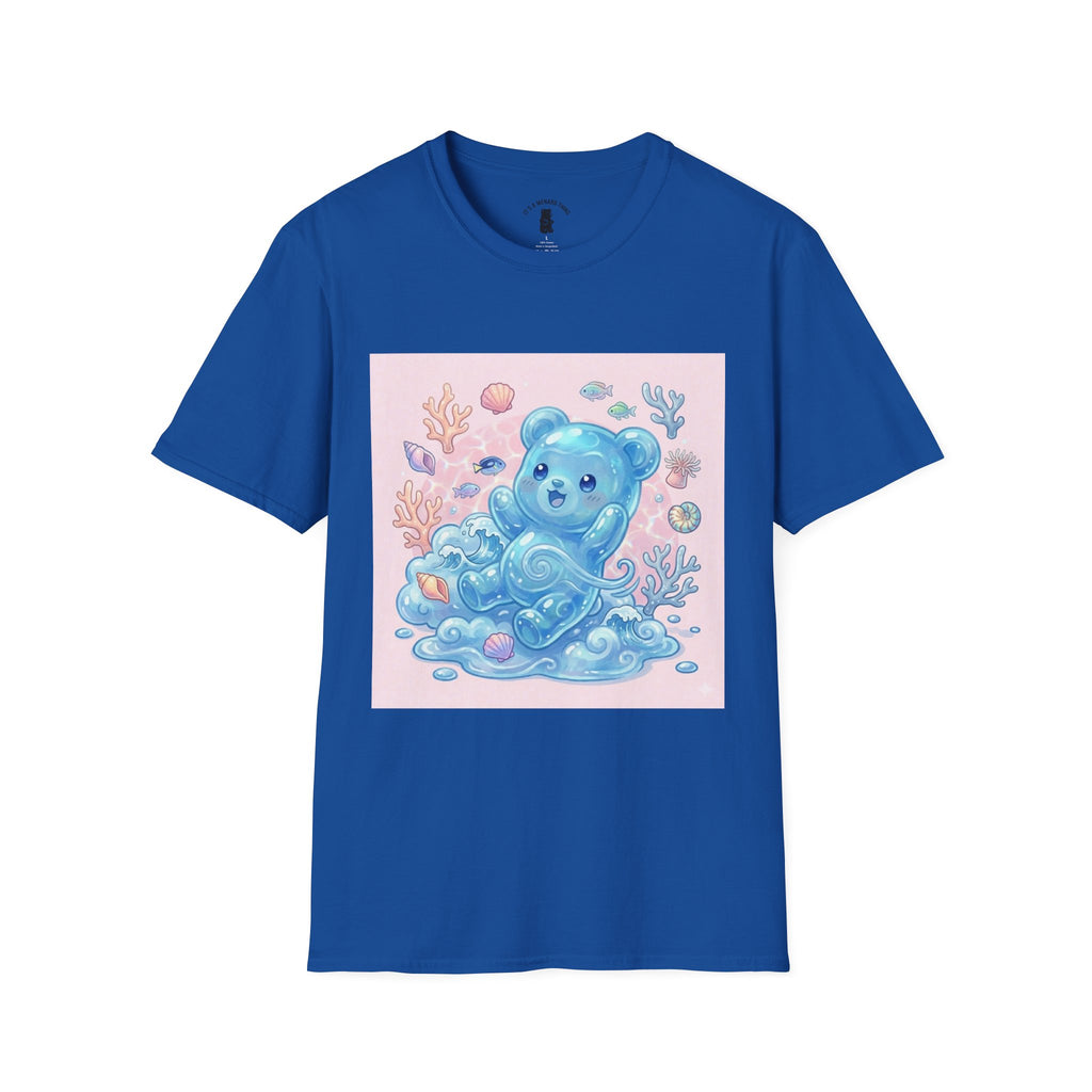 Elemental, Ocean Blue Water Gooey Gummy Bear — Kawaii Graphic Tee