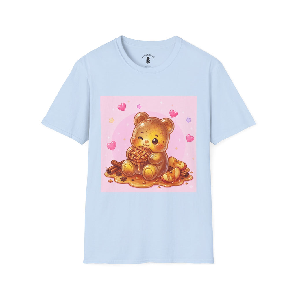 Warm Fresh Apple Cinnamon Pie Gooey Gummy Bear- Graphic T-Shirt