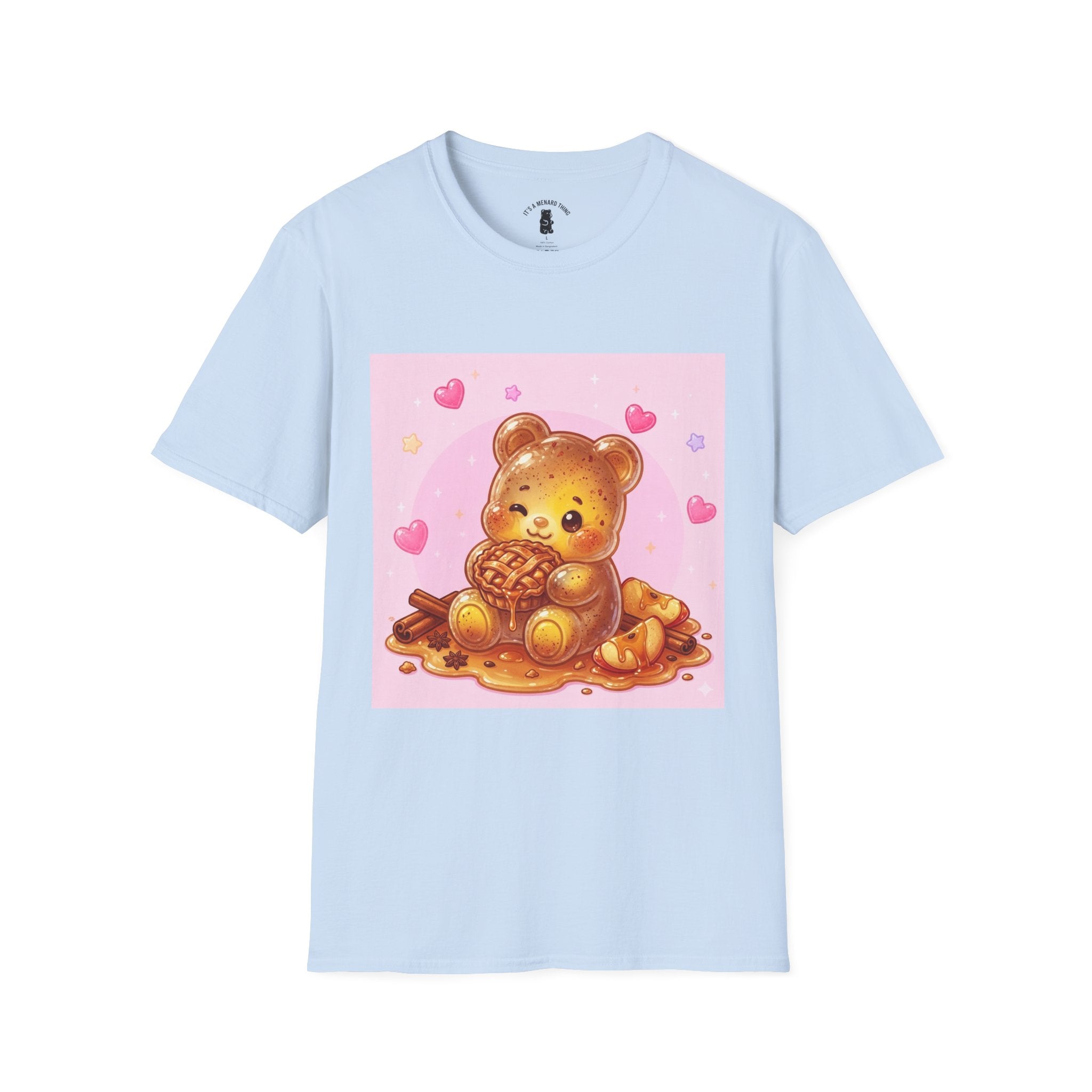 Warm Fresh Apple Cinnamon Pie Gooey Gummy Bear- Graphic T-Shirt