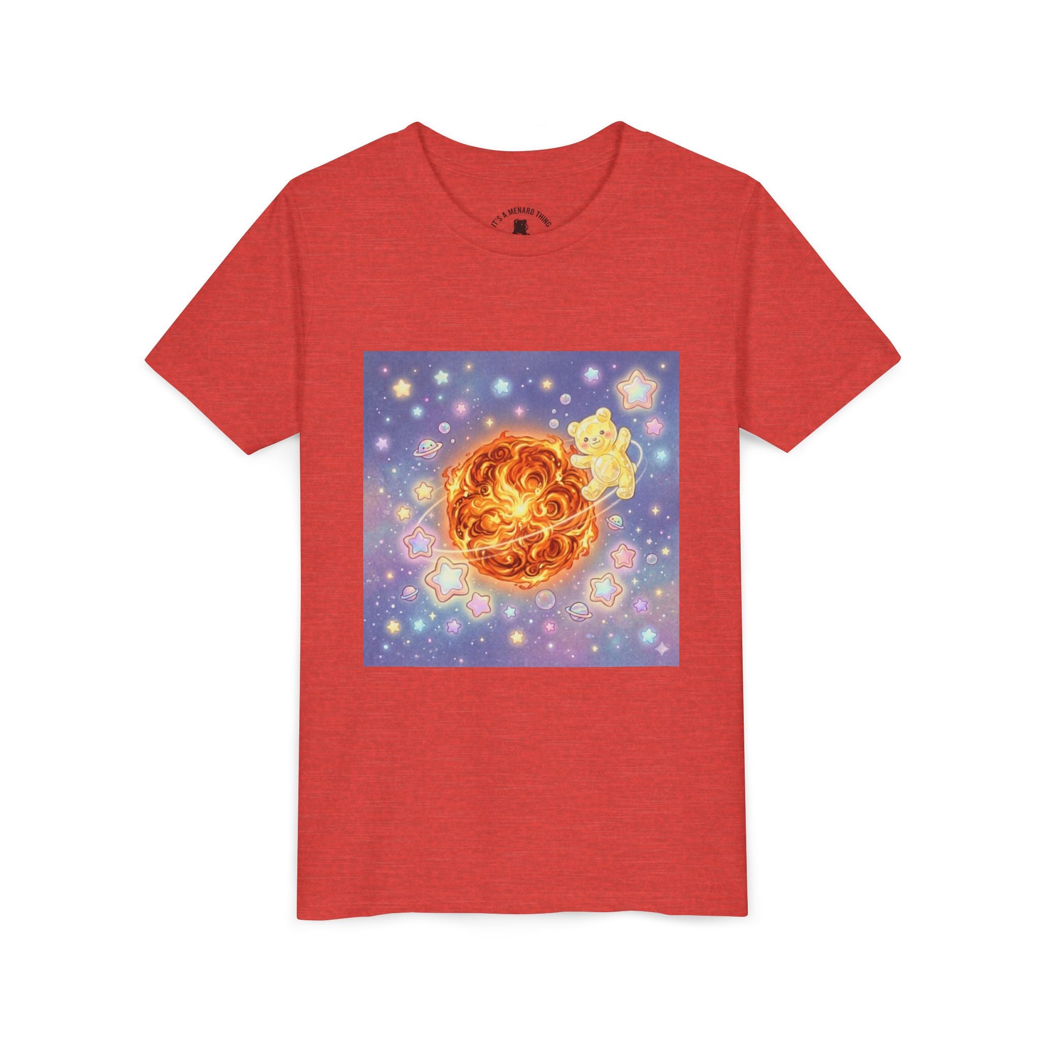 Toasted Cinnamon Sun Gooey Crystal Gummy Bear —Stars Galaxy Design