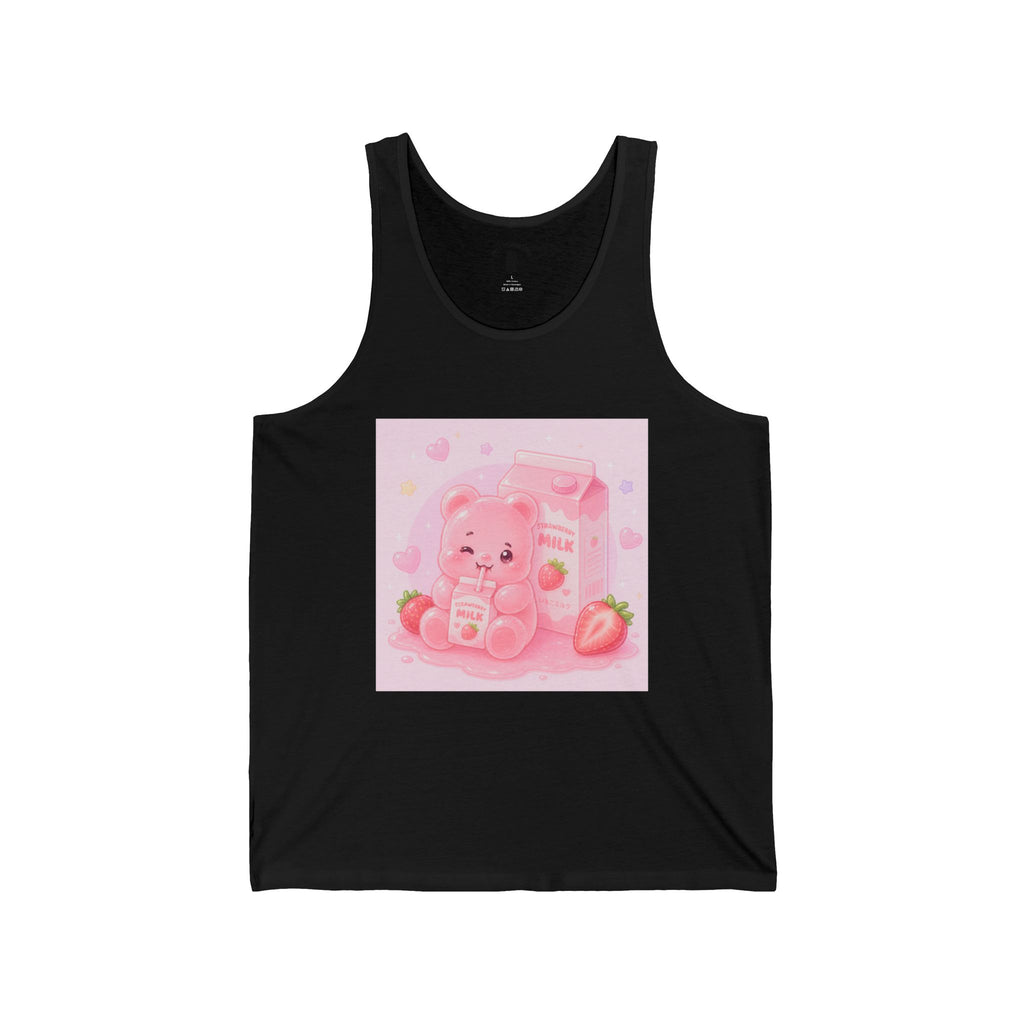 Strawberry Milk Pink Gooey Gummy Bear — Cute Pastel Graphic T-Shirt