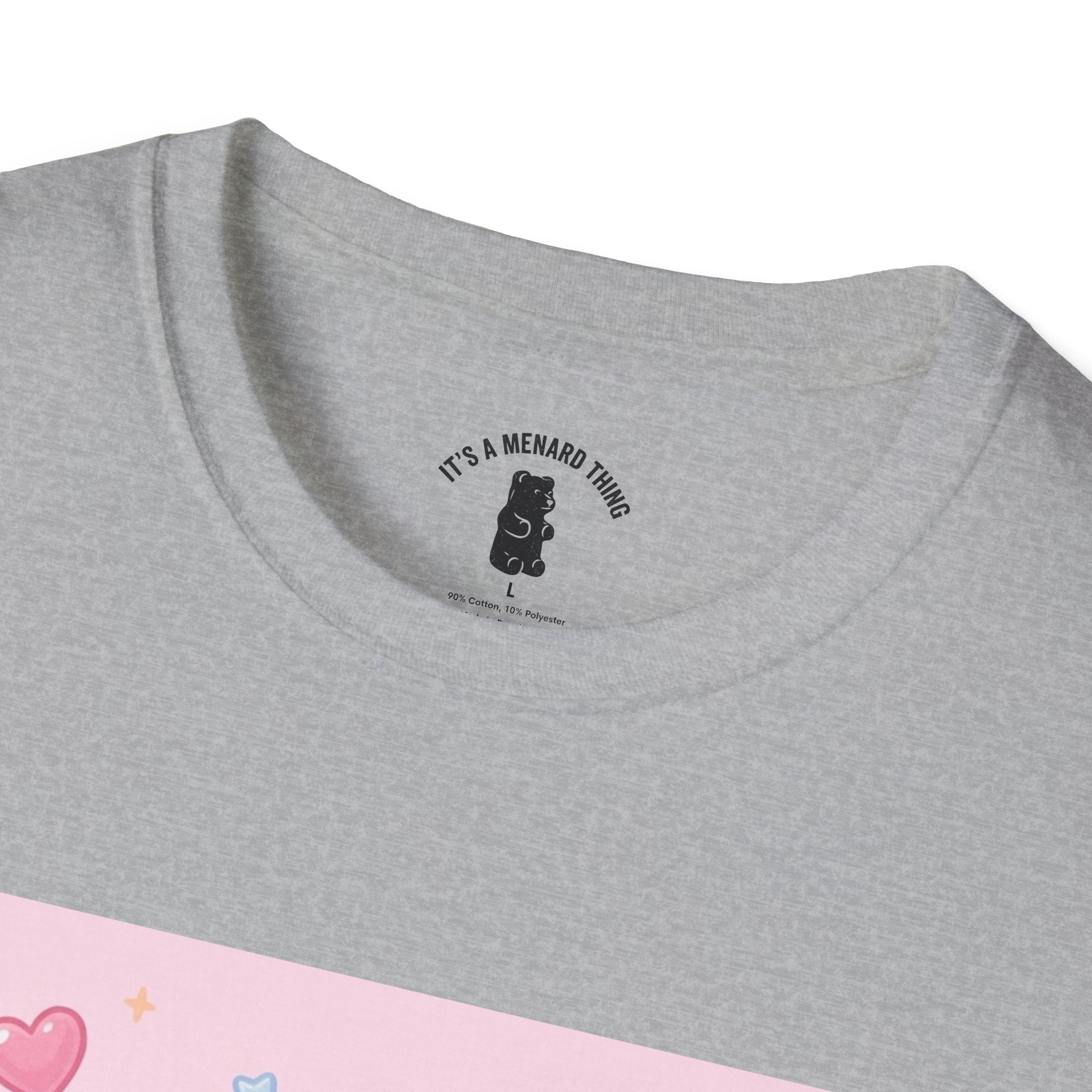 Lemon Margarine Pie & Whipped Cream Gooey Gummy Bear — Kawaii Graphic T-Shirt
