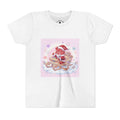 Cute Gooey Gummy Red Santa in Sleigh Holiday Shirt