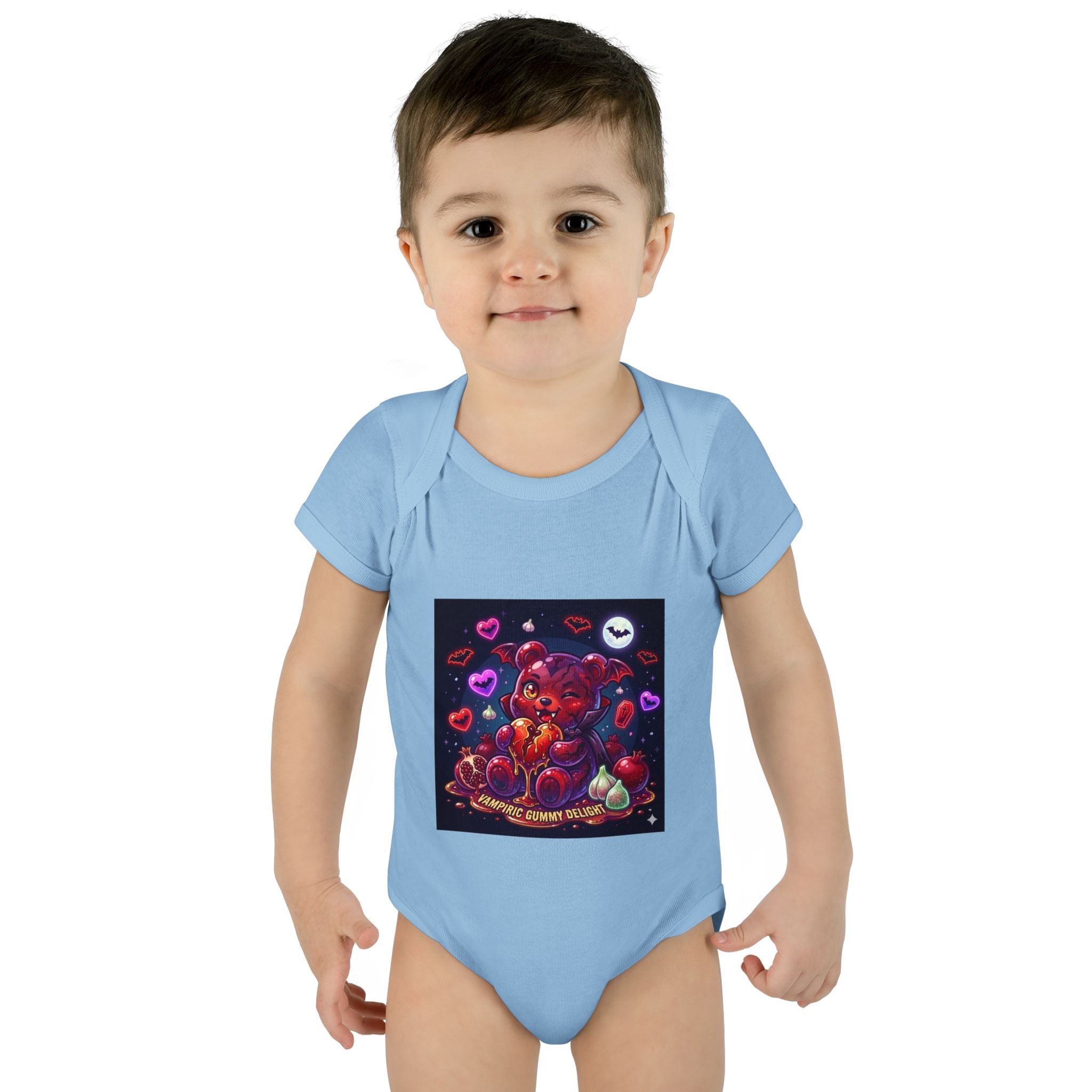 Baby Bodysuit - Cute Vampire Gooey Gummy Bear