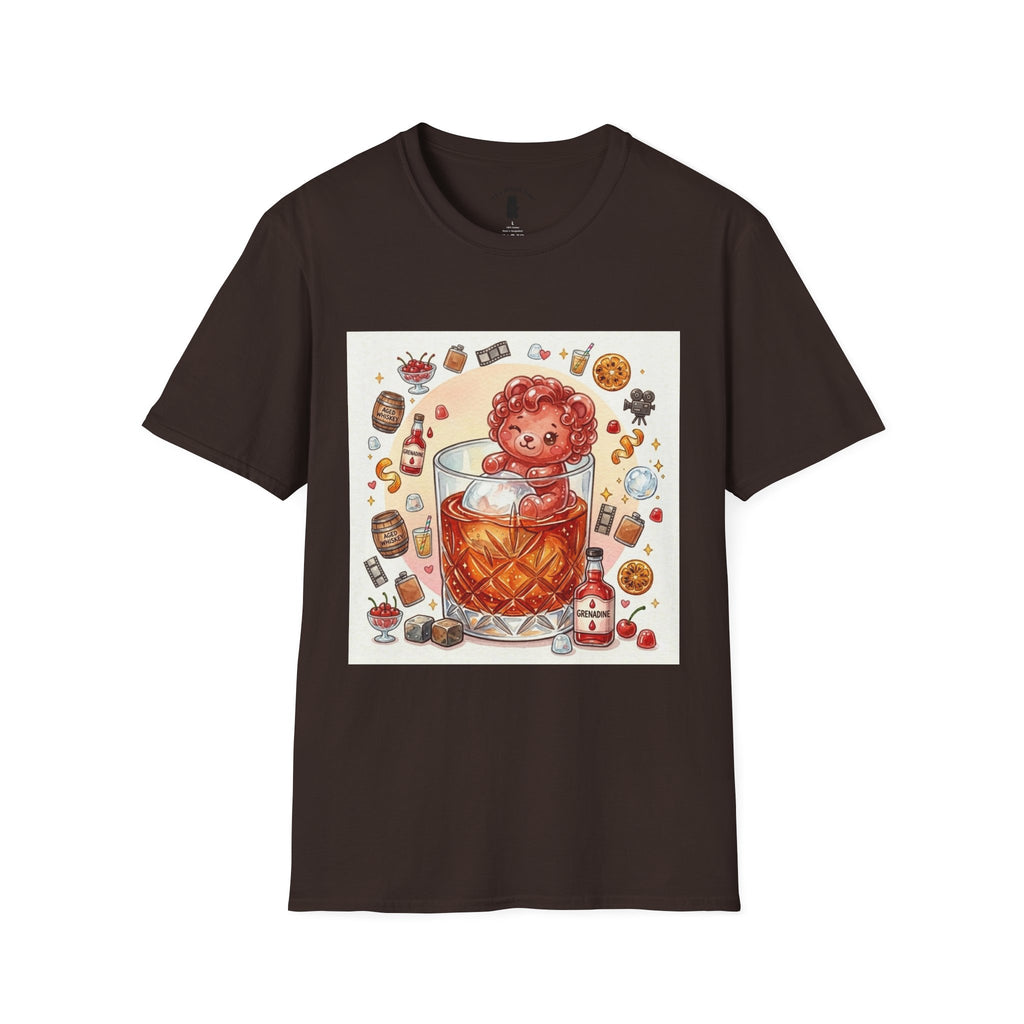 Shirley Temple Boozy Gooey Gummy Bear- Kawaii Graphic T-Shirt
