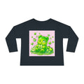 Green Sour Apple, Oozy Gummy Bear Friends- Kids Long Sleeve Shirt