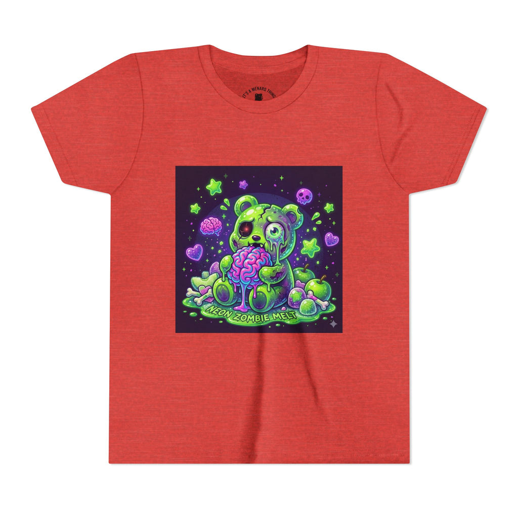 Neon Zombie Gooey Gummy Bear Graphic Tee