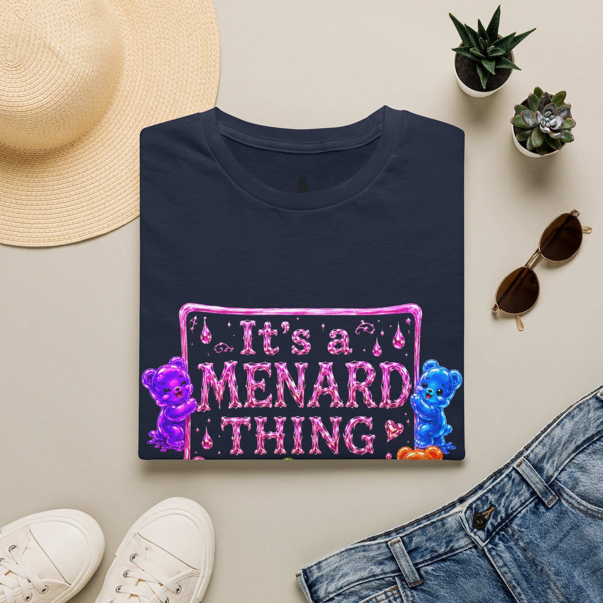 It's a Menard Thing Offical Logo, Oozy Bear Friends Special- Graphic Shirt