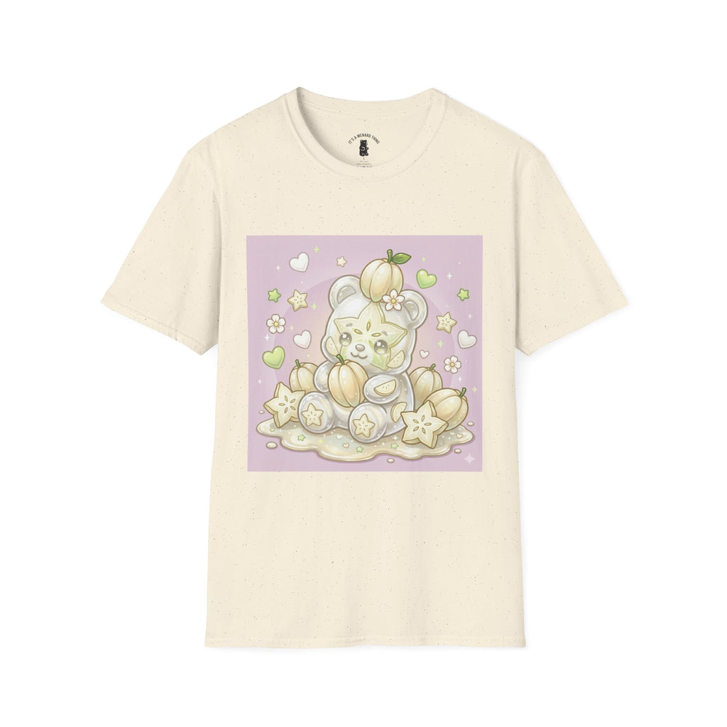 Cute Pumpkin Bear T-Shirt — Pastel Kawaii Fall Tee