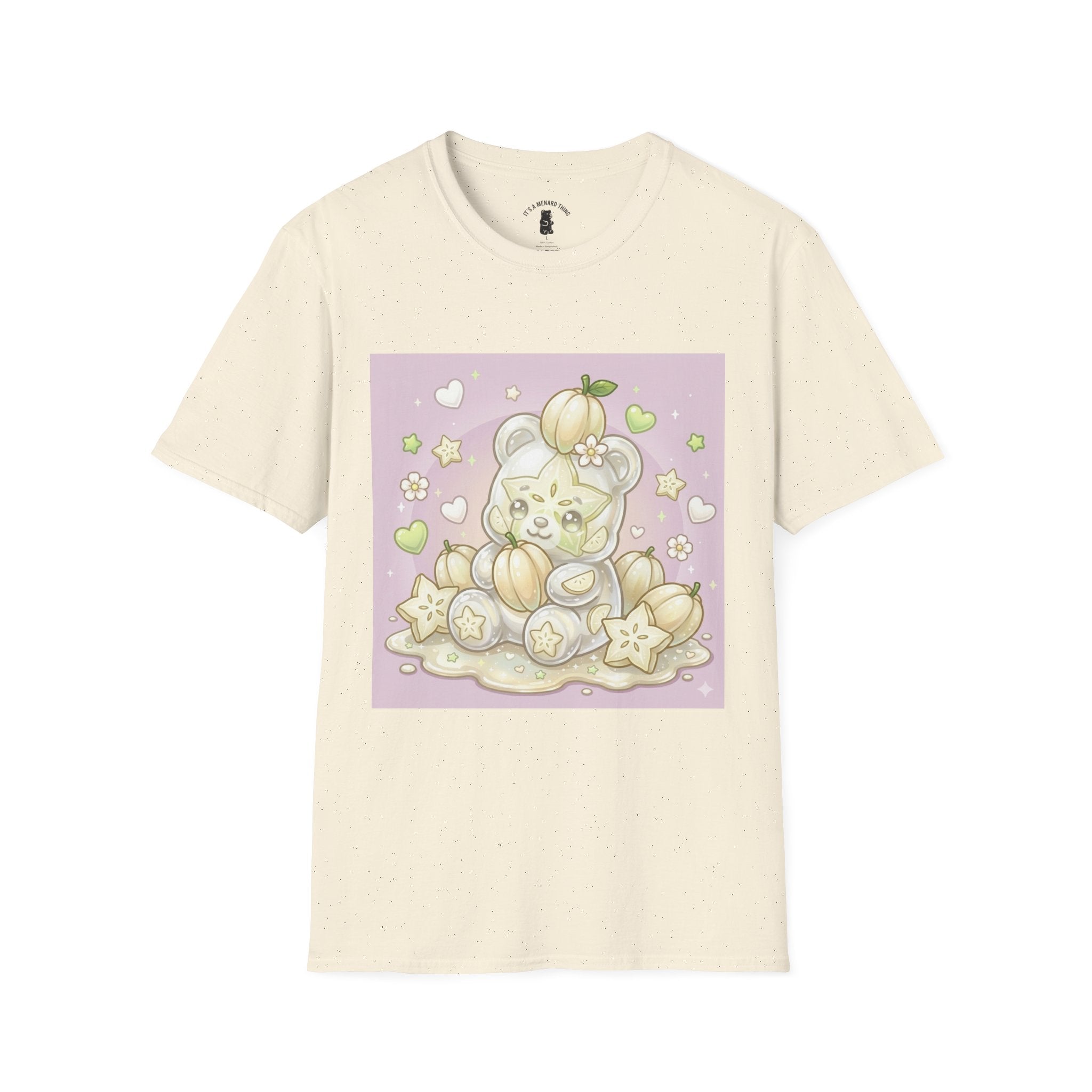 Cute Pumpkin Bear T-Shirt — Pastel Kawaii Fall Tee