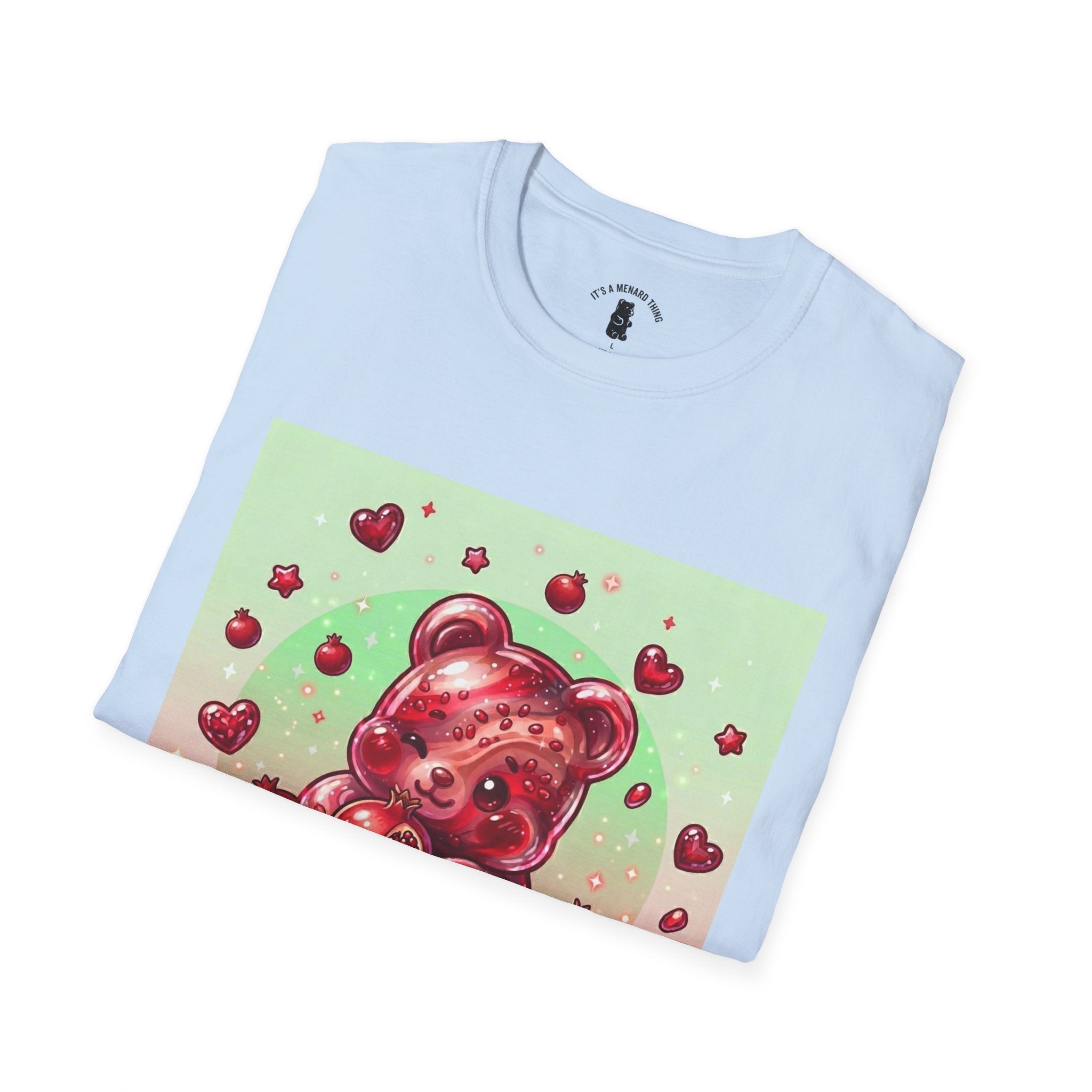 Pomegrante Red Gooey Gummy Bear — Cute Graphic Tee