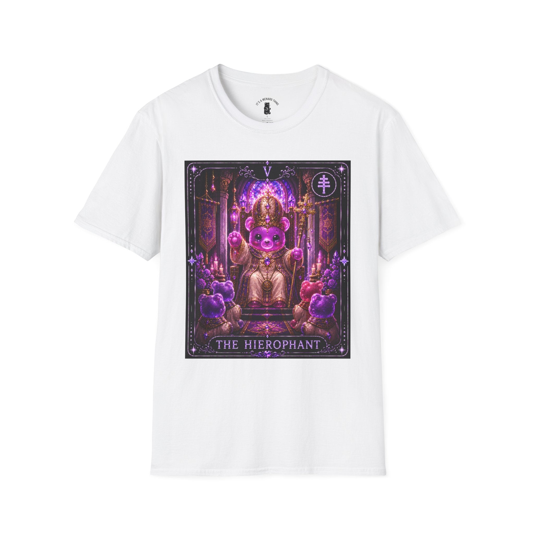 The Hierophant Tarot Mystic Oozy Bear Friend Special Addition- Graphic Shirt