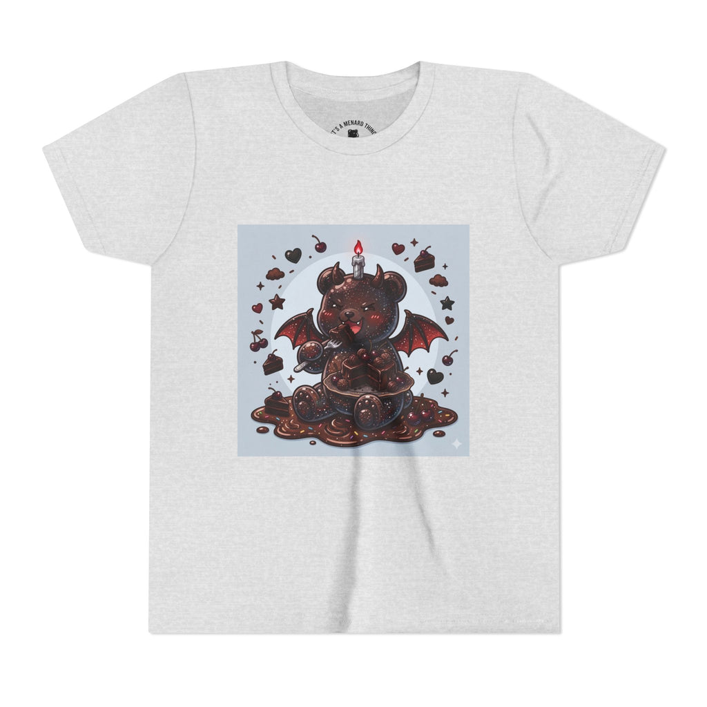 Devils Food Cake, Fudge Gooey Gummy Bear Youth Shirt