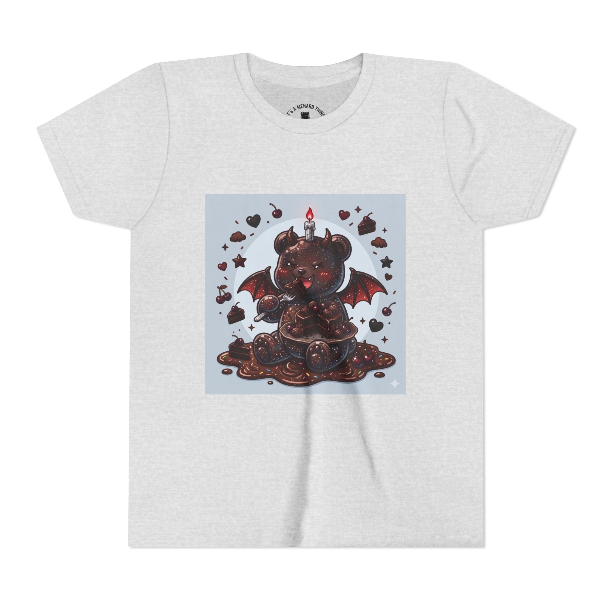 Devils Food Cake, Fudge Gooey Gummy Bear Youth Shirt