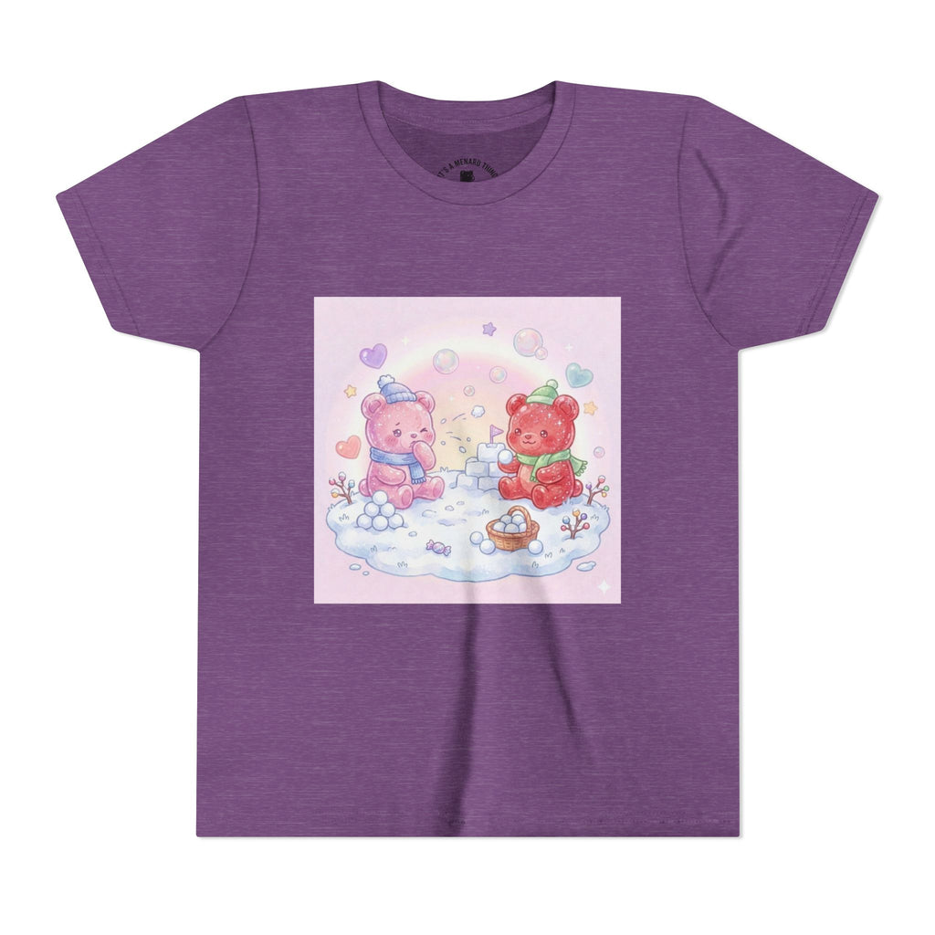 Duo Gooey Gummy Bear Snowball game T-Shirt