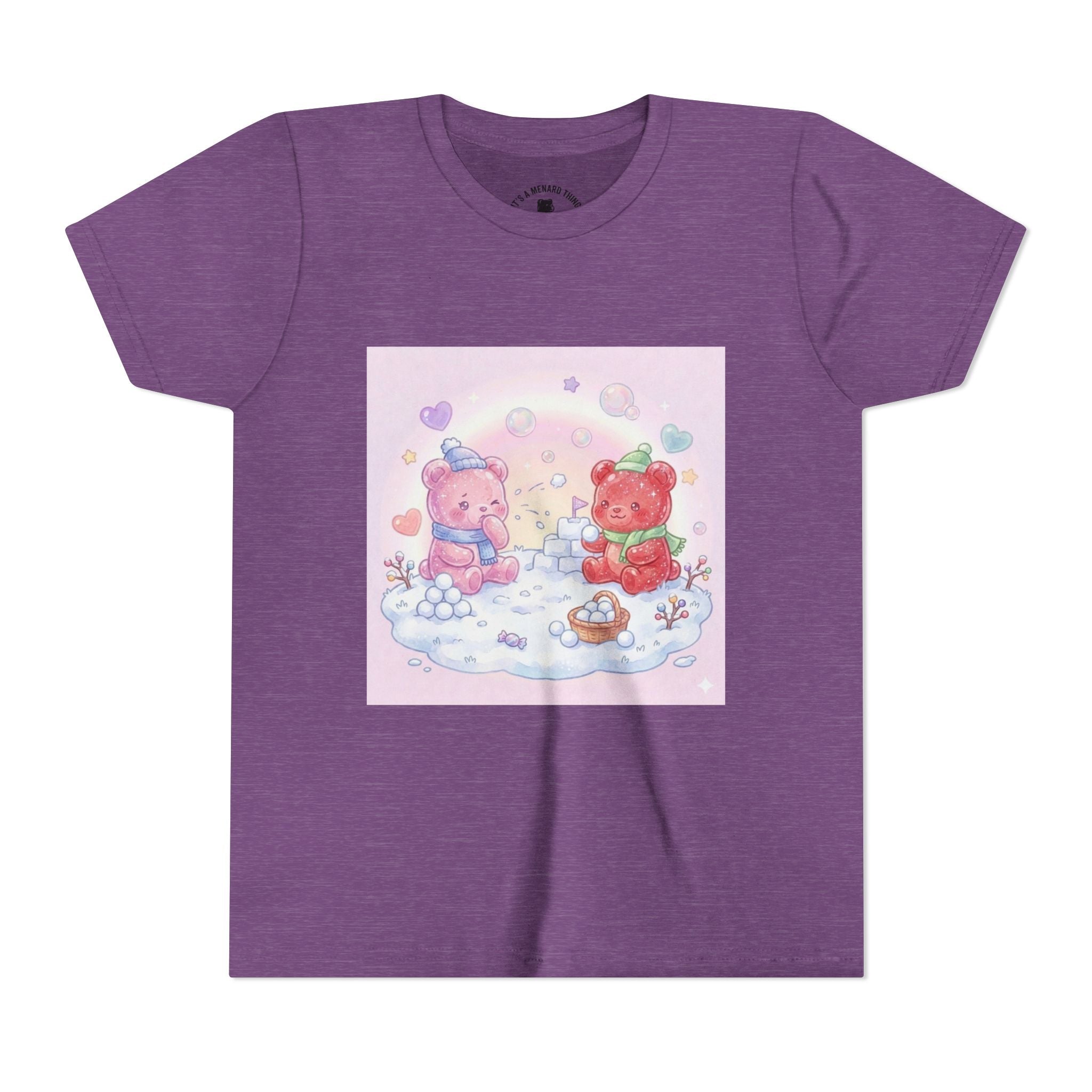 Duo Gooey Gummy Bear Snowball game T-Shirt