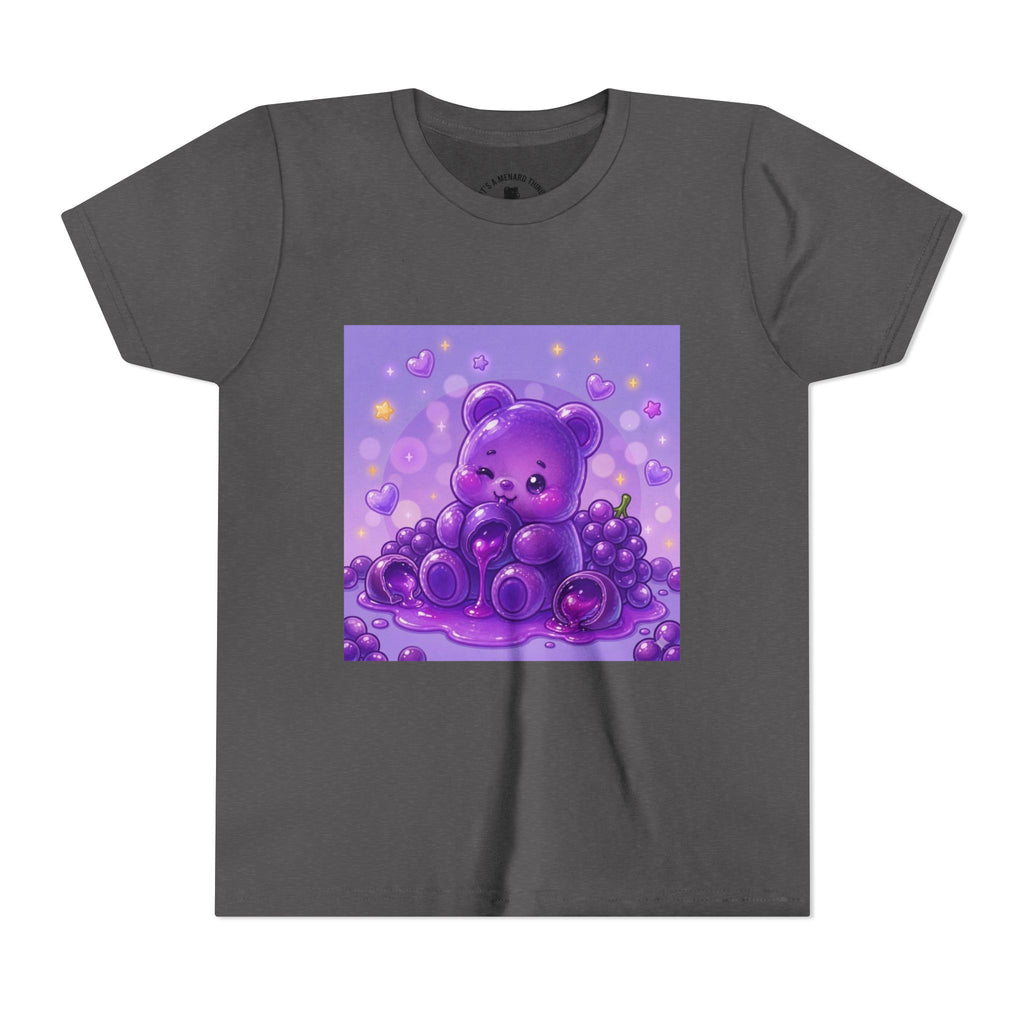 Gooey Grape Gummy Bear Cute Kids Shirt
