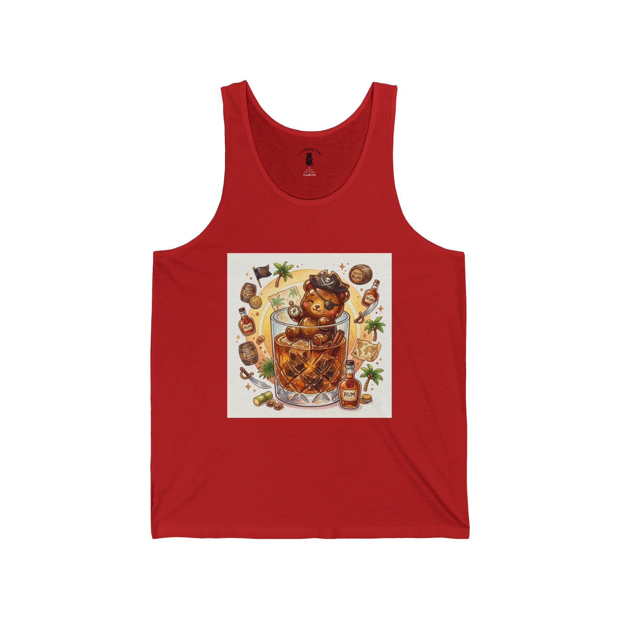 Special Pirate Rum, Boozy Gooey Gummy Bear — Kawaii Design Tank Top