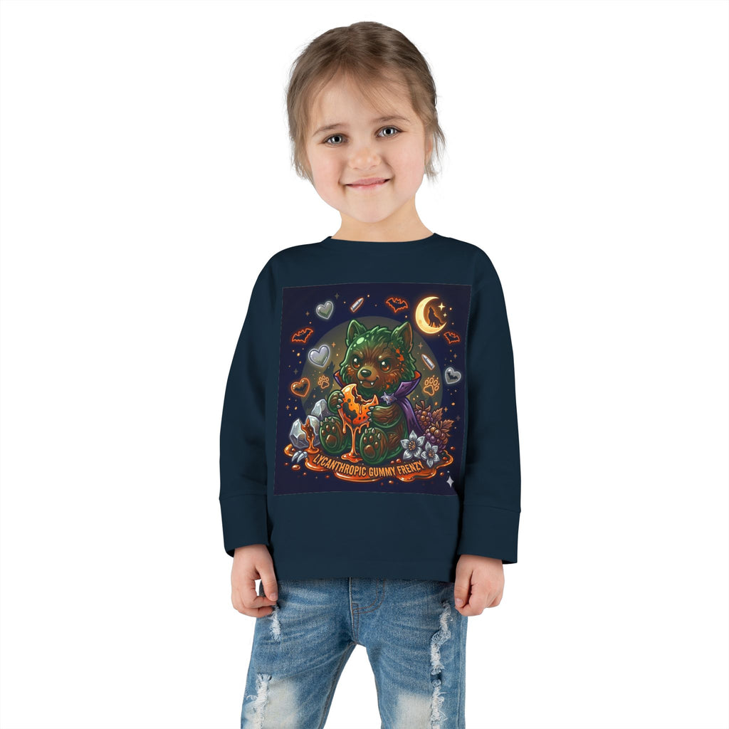 Werewolf Oozy Bear Gummy Halloween Special- Graphic Long Sleeve Shirt