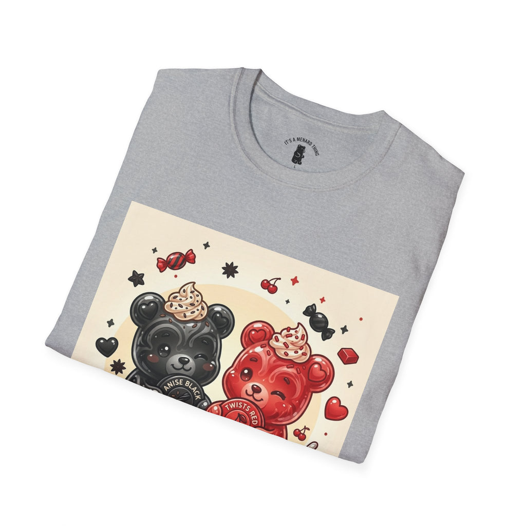 Licorice Twins, Gooey Gummy bears — Kawaii Graphic T-Shirt