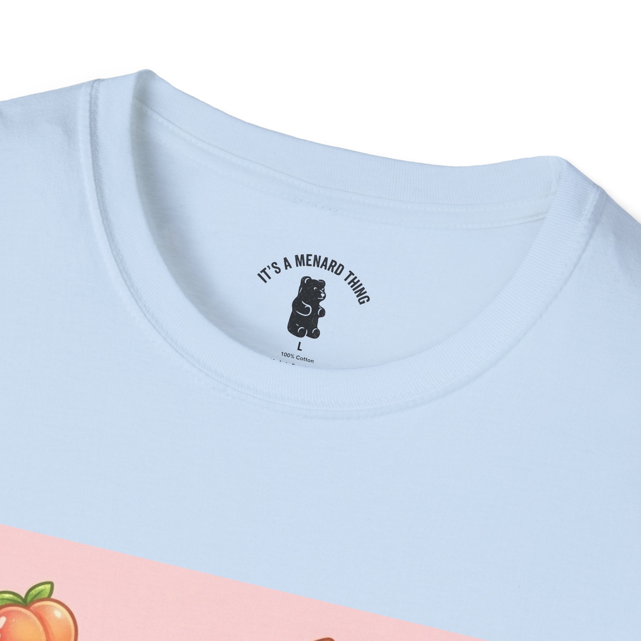Peach Danish snack Gooey Gummy Bear — Cute Graphic T-Shirt