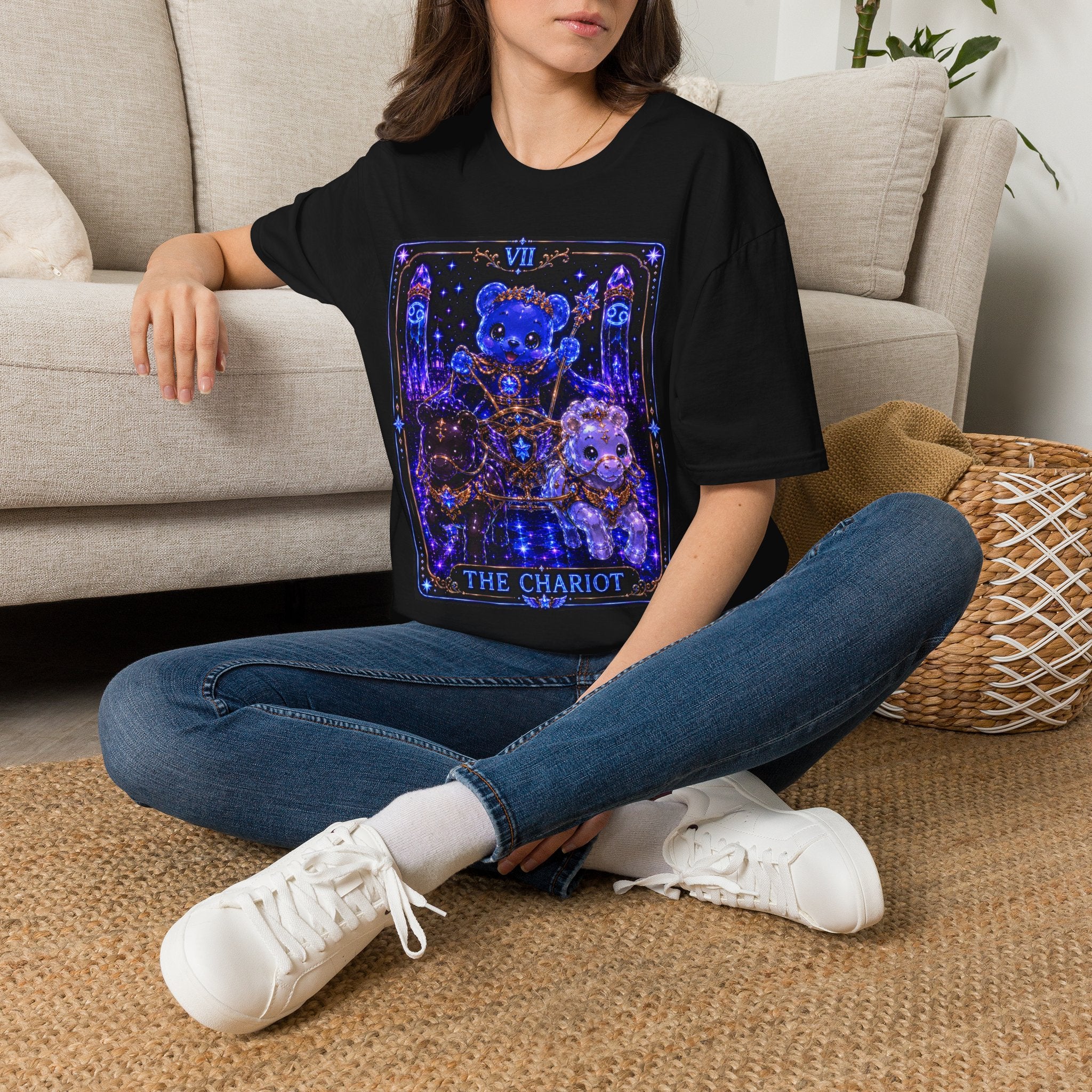 The Chariot Tarot Cosmic Oozy Bear Friend Special Addition- Graphic Shirt