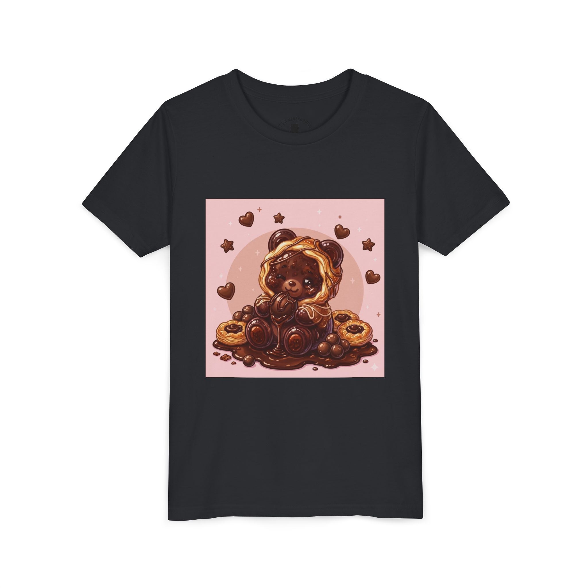 Chocolate Danish Gooey Gummy Bear Cute Kids Shirt