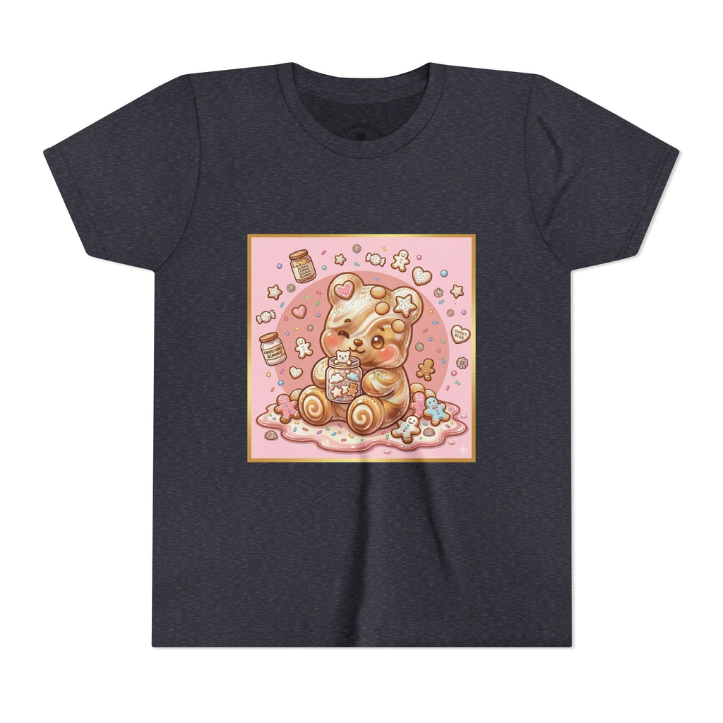 Sugar Frosted Holiday Cookie Gooey Gummy Bear Youth T-Shirt